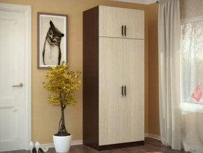 Шкаф 2-х створчатый с перегородкой венге/лоредо БТС в Лангепасе - langepas.mebel-tymen.ru | фото