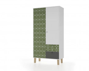 Шкаф 2-х створчатый "Story" (Овалы) в Лангепасе - langepas.mebel-tymen.ru | фото