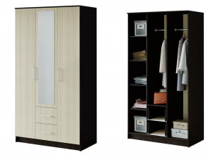 Шкаф 3-х створчатый Фиеста венге/лоредо в Лангепасе - langepas.mebel-tymen.ru | фото