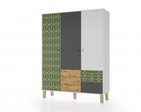 Шкаф 3-х створчатый "Story" (Овалы) в Лангепасе - langepas.mebel-tymen.ru | фото