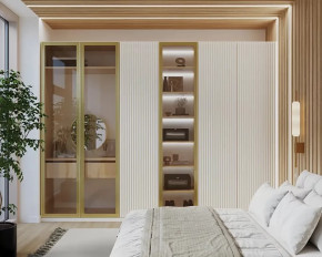 Шкаф 3000 Тальк Вельвет в Лангепасе - langepas.mebel-tymen.ru | фото