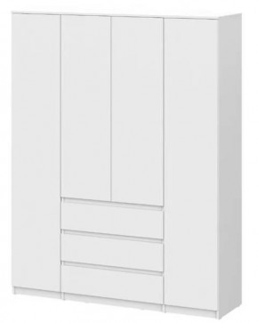 Шкаф четырехстворчатый  Денвер SAFE Белый в Лангепасе - langepas.mebel-tymen.ru | фото