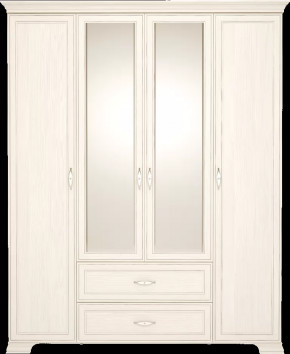 Шкаф для одежды 4-х дверный с зеркалом «Венеция» №2 в Лангепасе - langepas.mebel-tymen.ru | фото