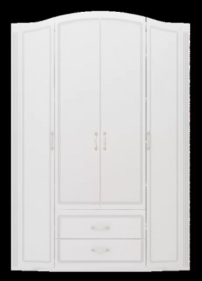 Шкаф для одежды четырехдверный без зеркала «Виктория» №2 в Лангепасе - langepas.mebel-tymen.ru | фото