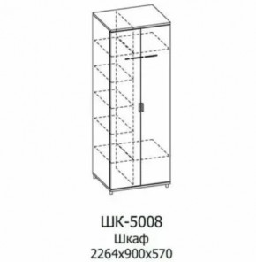 Шкаф для одежды и белья ШК-5008 Грейс в Лангепасе - langepas.mebel-tymen.ru | фото