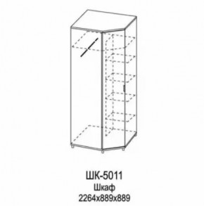 Шкаф для одежды и белья ШК-5011 Грейс в Лангепасе - langepas.mebel-tymen.ru | фото