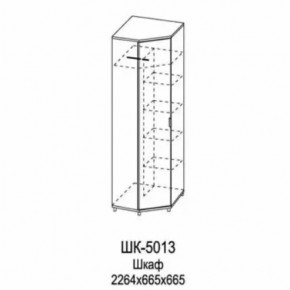Шкаф для одежды и белья ШК-5013 Грейс в Лангепасе - langepas.mebel-tymen.ru | фото
