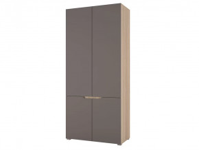 Шкаф двухстворчатый Анталия Сонома-Графит софт в Лангепасе - langepas.mebel-tymen.ru | фото