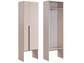 Шкаф двухдверный L600 Баско кашемир в Лангепасе - langepas.mebel-tymen.ru | фото