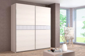 Шкаф-купе Иннэс-5 двухдверный 2000 мм Бодега белая в Лангепасе - langepas.mebel-tymen.ru | фото
