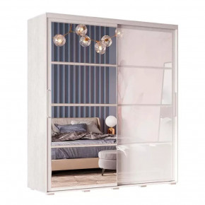 Шкаф-купе Крафт-6 Ясень белый в Лангепасе - langepas.mebel-tymen.ru | фото