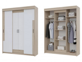 Шкаф купе Victor Сонома-Белый в Лангепасе - langepas.mebel-tymen.ru | фото