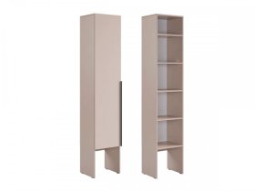 Шкаф однодверный L400 Баско кашемир в Лангепасе - langepas.mebel-tymen.ru | фото