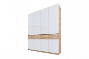 Шкаф распашной Турин белый глянец в Лангепасе - langepas.mebel-tymen.ru | фото