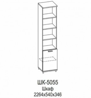 Шкаф ШК-5055 Грейс в Лангепасе - langepas.mebel-tymen.ru | фото