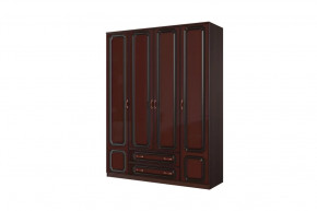 Шкаф ШР-4 "Лакированный орех" без зеркала в Лангепасе - langepas.mebel-tymen.ru | фото