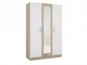 Шкаф трехстворчатый Леси Сонома-Белый в Лангепасе - langepas.mebel-tymen.ru | фото
