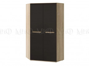 Шкаф угловой универсальный Ким Графит софт, сонома в Лангепасе - langepas.mebel-tymen.ru | фото