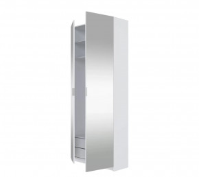 Шкаф в спальню с зеркалом MOBI белый REG/100 в Лангепасе - langepas.mebel-tymen.ru | фото