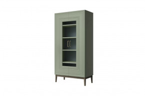 Шкаф Витрина ШР-2 Гориция Зелёный самшит в Лангепасе - langepas.mebel-tymen.ru | фото