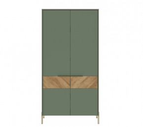 SIENA шкаф SZF2D (Дымчатый зеленый/Дуб вотан) в Лангепасе - langepas.mebel-tymen.ru | фото