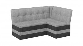 Скамья угловая «Оскар» исп. 2 Микровелюр Wellmart Silver, Graphite в Лангепасе - langepas.mebel-tymen.ru | фото