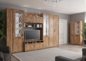 СОФИЯ Гостиная, ЛДСП Дуб крафт табачный/ рамка МДФ Дуб крафт табачный в Лангепасе - langepas.mebel-tymen.ru | фото