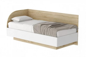 СОНАТА КРС- 900 Кровать (софа) с ПМ (с/м 900*2000 мм), ЛДСП дуб сонома-белый глянец в Лангепасе - langepas.mebel-tymen.ru | фото