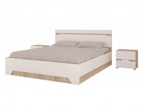 Спальный гарнитур Анталия Сонома-Белый софт в Лангепасе - langepas.mebel-tymen.ru | фото