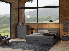 Спальный гарнитур Челси Графит в Лангепасе - langepas.mebel-tymen.ru | фото