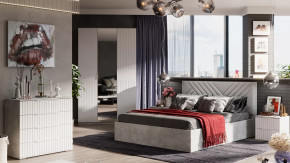 Спальный гарнитур «Хилтон» №1 Ателье светлый в Лангепасе - langepas.mebel-tymen.ru | фото