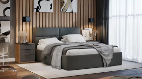 Спальный гарнитур «Порто» стандартный Яблоня Беллуно, Графит софт, Велюр Графит в Лангепасе - langepas.mebel-tymen.ru | фото