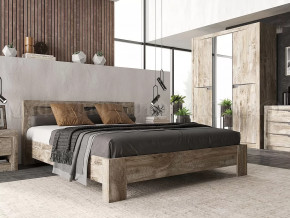 Спальный гарнитур Ривьера Дуб Юкон, Бетон темный в Лангепасе - langepas.mebel-tymen.ru | фото