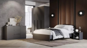 Спальный гарнитур Элегант Графит в Лангепасе - langepas.mebel-tymen.ru | фото