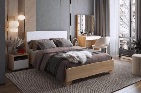 Спальный гарнитур Зара К4 дуб сонома/белый в Лангепасе - langepas.mebel-tymen.ru | фото