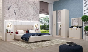 Спальня №1 "Капри" Сатин в Лангепасе - langepas.mebel-tymen.ru | фото