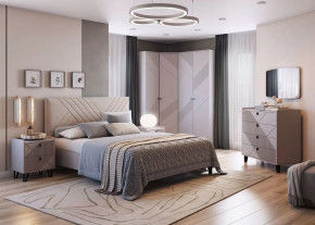 Спальня Кашемир №3, кашемир/сантьяго в Лангепасе - langepas.mebel-tymen.ru | фото