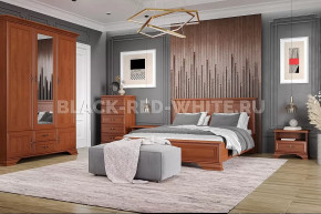 Спальня Kentaki каштан в Лангепасе - langepas.mebel-tymen.ru | фото