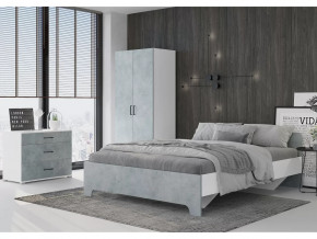 Спальня Victor Белый-бетон в Лангепасе - langepas.mebel-tymen.ru | фото