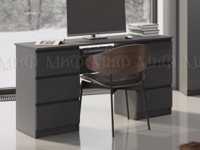 Стол 6 ящиков Челси Графит в Лангепасе - langepas.mebel-tymen.ru | фото