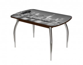 Стол Бостон ф/п Сити, 900*600 мм, венге/хром триумф в Лангепасе - langepas.mebel-tymen.ru | фото