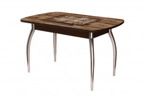 Стол Бостон, капучино/венге/хром триумф в Лангепасе - langepas.mebel-tymen.ru | фото