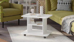 Стол журнальный тип 1 Белый Ясень в Лангепасе - langepas.mebel-tymen.ru | фото