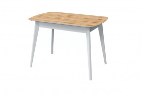Стол обеденный Прайм, дуб вотан/белый в Лангепасе - langepas.mebel-tymen.ru | фото