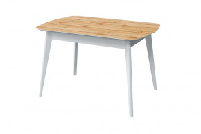 Стол обеденный Прайм, дуб вотан/белый в Лангепасе - langepas.mebel-tymen.ru | фото