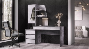 Стол Пифагор Цемент светлый / темный в Лангепасе - langepas.mebel-tymen.ru | фото