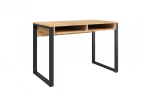 Стол письменный Лунар, дуб бунратти/черный в Лангепасе - langepas.mebel-tymen.ru | фото