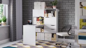 Стол письменный тип 7 Белый Ясень в Лангепасе - langepas.mebel-tymen.ru | фото