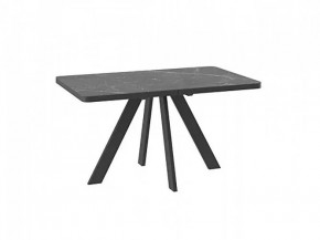 Стол раздвижной BOBY RADIAL-140, stone Black/черный в Лангепасе - langepas.mebel-tymen.ru | фото
