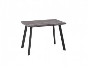 Стол раздвижной Borg-110, дымчатая керамика/черный в Лангепасе - langepas.mebel-tymen.ru | фото